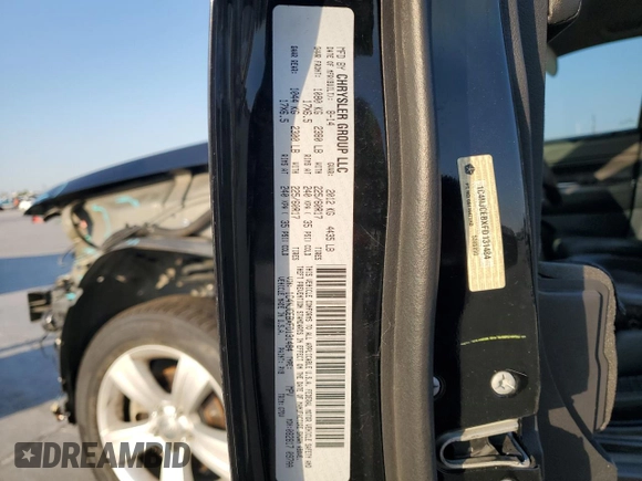 2015 Jeep Compass Latitude with VIN 1C4NJCEBXFD131484, listed as a Copart auction lot 74731464 with 76,048 mi miles and Salvage Title. Bid and sale history available at carsss.com. Image 14.
