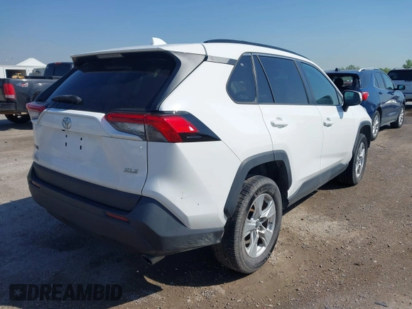 2019 Toyota RAV4 XLE with VIN 2T3W1RFV9KC005888, listed as a IAAI auction lot 41965679 with 155,974 mi miles. Bid and sale history available at carsss.com. Image 4.
