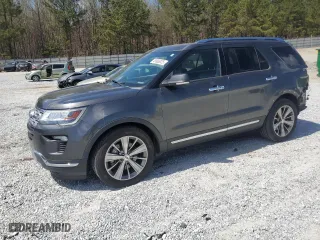 2018 Ford Explorer Limited with VIN 1FM5K7F87JGB45529, listed as a Copart auction lot 49966025 with 85,641 mi miles and Salvage Title. Bid and sale history available at carsss.com. Image 1.