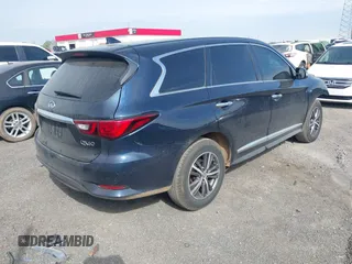 2018 Infiniti QX60 with VIN 5N1DL0MM7JC526658, listed as a IAAI auction lot 41892761 with 145,889 mi miles and . Bid and sale history available at DreamBid. Image 4.