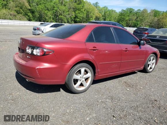 2007 Mazda 6 S Sport VE with VIN 1YVHP80D475M61404, listed as a Copart auction lot 54227555 with 163,390 mi miles and Salvage Title. Bid and sale history available at DreamBid. Image 3.