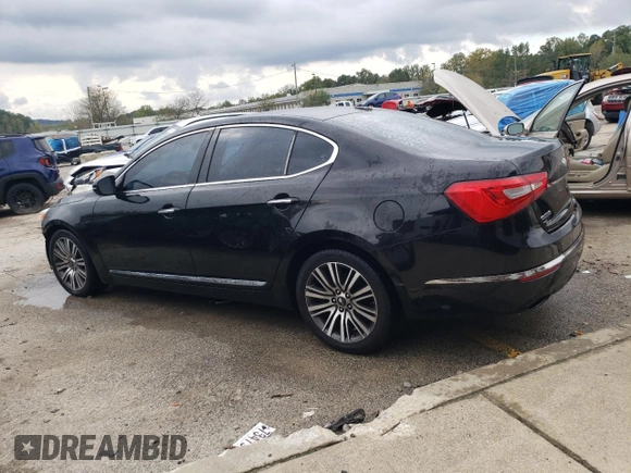 2014 Kia Cadenza Premium with VIN KNALN4D77E5142317, listed as a Copart auction lot 73571124 with 158,794 mi miles and Non Repairable. Bid and sale history available at carsss.com. Image 2.