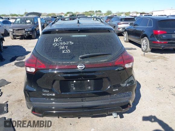 2023 Nissan Kicks SR with VIN 3N1CP5DV7PL553062, listed as a IAAI auction lot 41839815 with 14,850 mi miles. Bid and sale history available at carsss.com. Image 16.