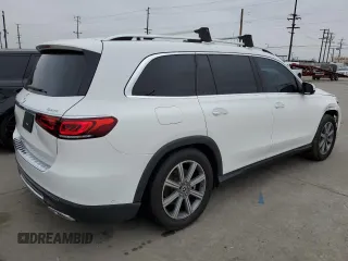 2021 Mercedes-Benz GLS with VIN 4JGFF5KE2MA407859, listed as a Copart auction lot 55323765 with 49,045 mi miles and Salvage Title. Bid and sale history available at carsss.com. Image 3.