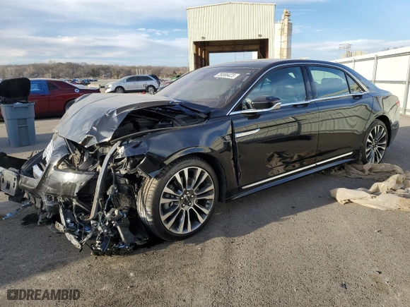 2017 Lincoln Continental Reserve with VIN 1LN6L9NC2H5631612, listed as a Copart auction lot 39306423 with 104,528 mi miles. Bid and sale history available at carsss.com. Image 1.