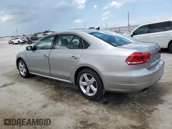 2013 Volkswagen Passat SE with VIN 1VWBH7A33DC069849, listed as a Copart auction lot 60709075 with 217,320 mi miles and Salvage title. Bid and sale history available at DreamBid. Image 2.