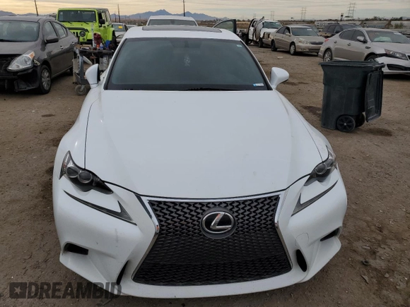 2015 Lexus IS 250 with VIN JTHBF1D21F5056421, listed as a Copart auction lot 49186445 with 135,572 mi miles and Salvage title. Bid and sale history available at DreamBid. Image 10.