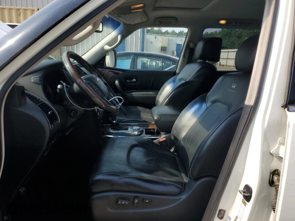 2012 Infiniti QX56 7-passenger with VIN JN8AZ2NF3C9517252, listed as a Copart auction lot 58743455 with 136,627 mi miles and Clean title. Bid and sale history available at DreamBid. Image 7.