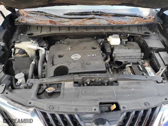 2017 Nissan Murano SV with VIN 5N1AZ2MG6HN154249, listed as a Copart auction lot 87439944 with 189,835 mi miles and Clean Title. Bid and sale history available at carsss.com. Image 12.