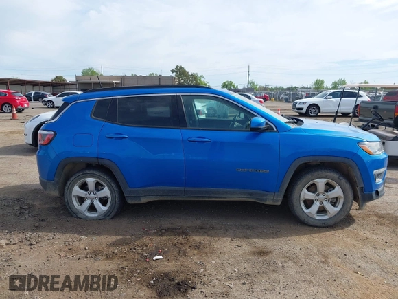 2018 Jeep Compass Latitude with VIN 3C4NJCBB9JT420489, listed as a IAAI auction lot 42021169 with 130,630 mi miles and . Bid and sale history available at DreamBid. Image 13.