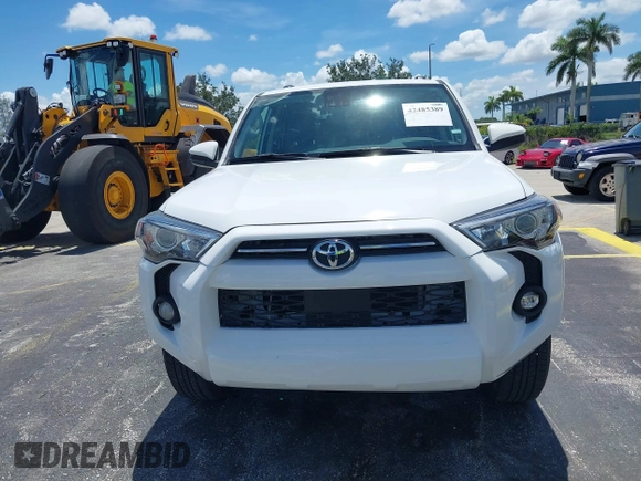 2024 Toyota 4Runner SR5 with VIN JTEEU5JR6R5310976, listed as a IAAI auction lot 42485389 with 23,190 mi miles and . Bid and sale history available at DreamBid. Image 12.