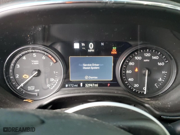 2020 Cadillac CT5 Premium Luxury with VIN 1G6DT5RK3L0123972, listed as a Copart auction lot 84674704 with 32,947 mi miles and Non Repairable. Bid and sale history available at carsss.com. Image 9.