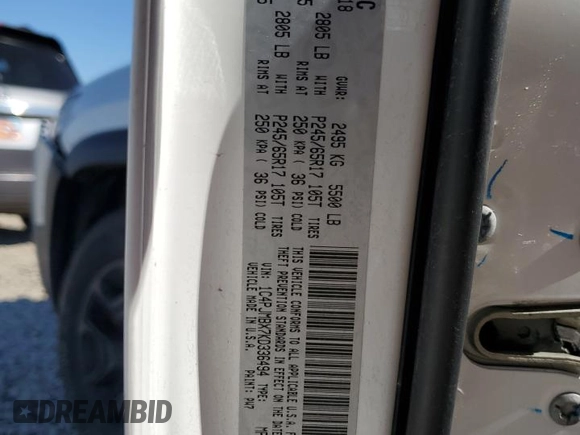 2019 Jeep Cherokee Trailhawk with VIN 1C4PJMBX7KD336494, listed as a Copart auction lot 50346545 with 69,994 mi miles and Salvage Title. Bid and sale history available at DreamBid. Image 14.