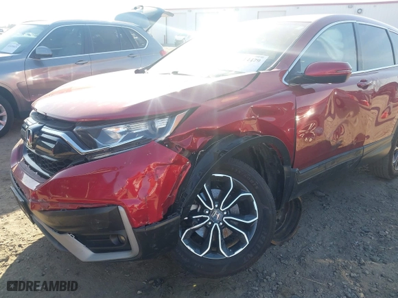 2021 Honda CR-V EX with VIN 5J6RW1H50MA003745, listed as a IAAI auction lot 41714479 with 114,887 mi miles. Bid and sale history available at carsss.com. Image 6.