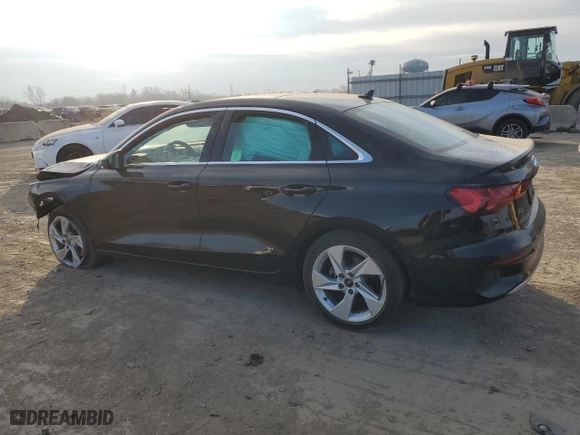 2024 Audi A3 Premium with VIN WAUAUDGY4RA044115, listed as a Copart auction lot 83264114 with 19,559 mi miles and Salvage Title. Bid and sale history available at carsss.com. Image 2.