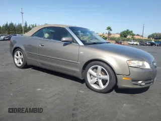 2007 Audi A4 3.2L with VIN WAUDH48H27K021925, listed as a Copart auction lot 60487555 with 143,947 mi miles and Salvage title. Bid and sale history available at DreamBid. Image 4.