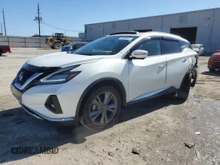 2020 Nissan Murano Platinum z VIN 5N1AZ2DJ7LN147766, wystawiony jako Copart lot #43803635 z przebiegiem 44 253 mil mil oraz Nie do naprawy • Non repairable. Historia ofert i sprzedaży dostępna na DreamBid. Obrazek 1.