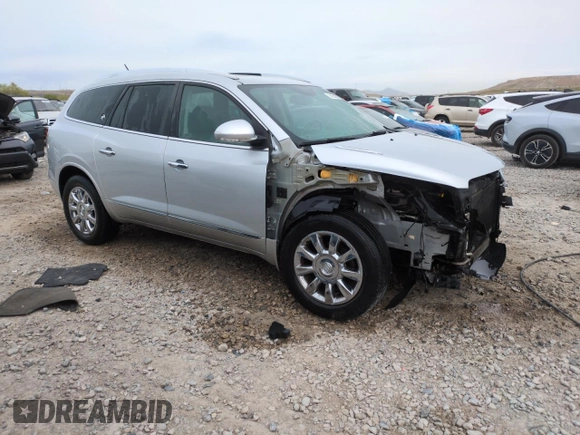2014 Buick Enclave Leather with VIN 5GAKVBKD0EJ350057, listed as a Copart auction lot 54320885 with 183,780 mi miles and Salvage Title. Bid and sale history available at DreamBid. Image 4.