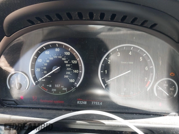 2016 BMW 5 Series 535i with VIN WBA5B1C5XGG133828, listed as a IAAI auction lot 39934390 with 83,248 mi miles and . Bid and sale history available at DreamBid. Image 7.