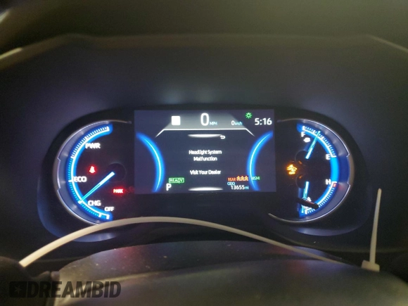 2024 Toyota RAV4 Hybrid SE with VIN 2T3T6RFVXRW064008, listed as a Copart auction lot 55734465 with 13,655 mi miles and Salvage title. Bid and sale history available at DreamBid. Image 9.