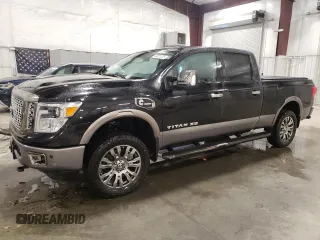 2018 Nissan Titan XD SV with VIN 1N6BA1F40JN536633, listed as a Copart auction lot 43021025 with 62,271 mi miles and Salvage Title. Bid and sale history available at carsss.com. Image 1.