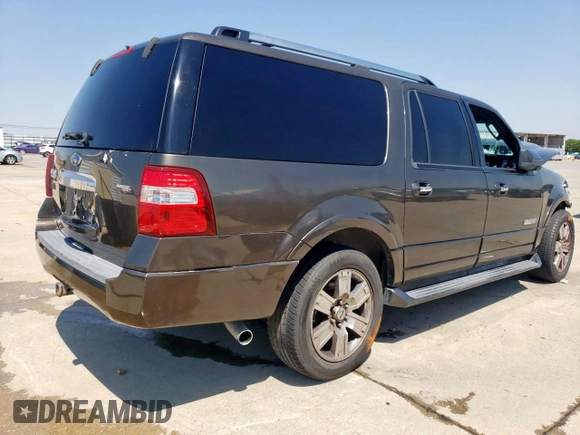 2008 Ford Expedition Max Limited with VIN 1FMFK195X8LA57367, listed as a Copart auction lot 56832035 with Not provided miles and Salvage title. Bid and sale history available at DreamBid. Image 3.