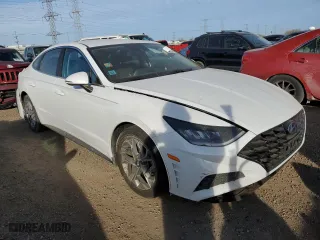 2021 Hyundai Sonata SEL with VIN 5NPEL4JAXMH086423, listed as a Copart auction lot 83465744 with 199,157 mi miles and Salvage Title. Bid and sale history available at carsss.com. Image 4.
