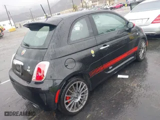 2013 FIAT 500 Abarth with VIN 3C3CFFFHXDT551576, listed as a IAAI auction lot 41730666 with 153,586 mi miles. Bid and sale history available at carsss.com. Image 4.