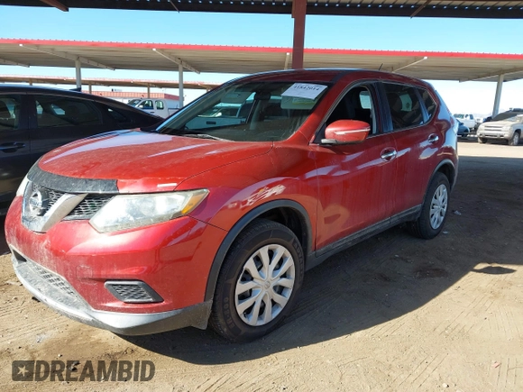 2014 Nissan Rogue S with VIN 5N1AT2MK4EC826659, listed as a IAAI auction lot 41842014 with 112,014 mi miles. Bid and sale history available at carsss.com. Image 17.