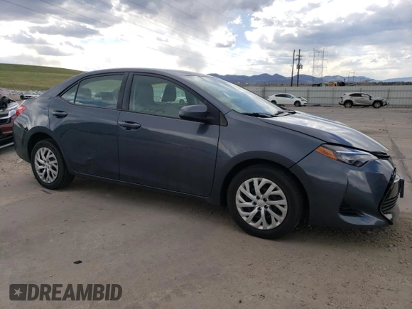 2019 Toyota Corolla L z VIN 2T1BURHE6KC189697, wystawiony jako Copart lot #53705735 z przebiegiem 62 631 mil mil oraz Szkoda całkowita • Salvage title. Historia ofert i sprzedaży dostępna na DreamBid. Obrazek 4.