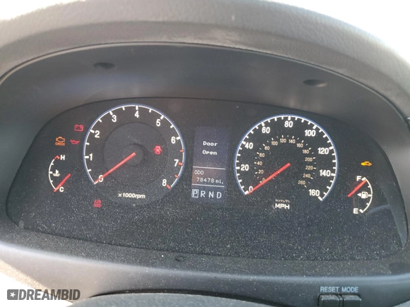 2011 Hyundai Azera Limited with VIN KMHFC4DFXBA552587, listed as a Copart auction lot 82051744 with 78,478 mi miles and Non Repairable. Bid and sale history available at carsss.com. Image 9.