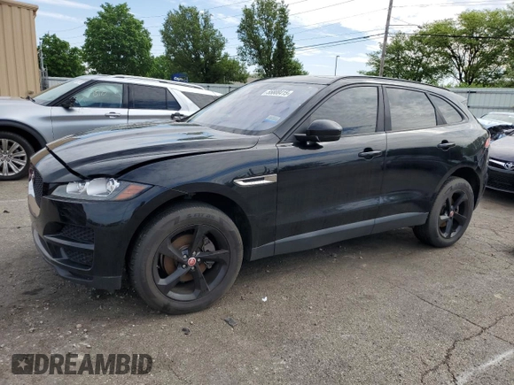 2017 Jaguar F-Pace 20d Premium with VIN SADCJ2BN9HA087972, listed as a Copart auction lot 55808415 with 96,074 mi miles and Clean Title. Bid and sale history available at DreamBid. Image 1.