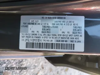 2021 Mazda 6 Signature with VIN JM1GL1XY2M1619514, listed as a Copart auction lot 75494944 with 35,069 mi miles and Salvage Title. Bid and sale history available at DreamBid. Image 12.