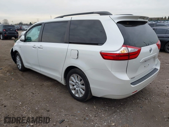 2016 Toyota Sienna Ltd with VIN 5TDDK3DC3GS129715, listed as a IAAI auction lot 40849430 with 138,724 mi miles. Bid and sale history available at carsss.com. Image 3.