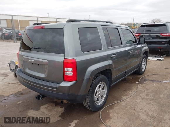 2012 Jeep Patriot Sport with VIN 1C4NJPBA4CD509247, listed as a IAAI auction lot 41843364 with 133,959 mi miles and . Bid and sale history available at DreamBid. Image 4.