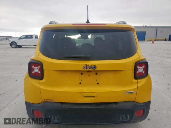 2018 Jeep Renegade Altitude with VIN ZACCJABB1JPH12561, listed as a Copart auction lot 60659245 with 39,562 mi miles and Salvage title. Bid and sale history available at DreamBid. Image 6.