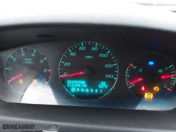 2011 Chevrolet Impala LT Fleet with VIN 2G1WG5EK4B1158547, listed as a IAAI auction lot 41955921 with 216,384 mi miles. Bid and sale history available at carsss.com. Image 7.