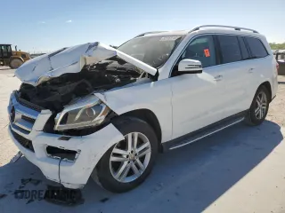 2016 Mercedes-Benz GL with VIN 4JGDF6EE7GA643498, listed as a Copart auction lot 82463104 with 0 mi miles and Salvage Title. Bid and sale history available at carsss.com. Image 1.