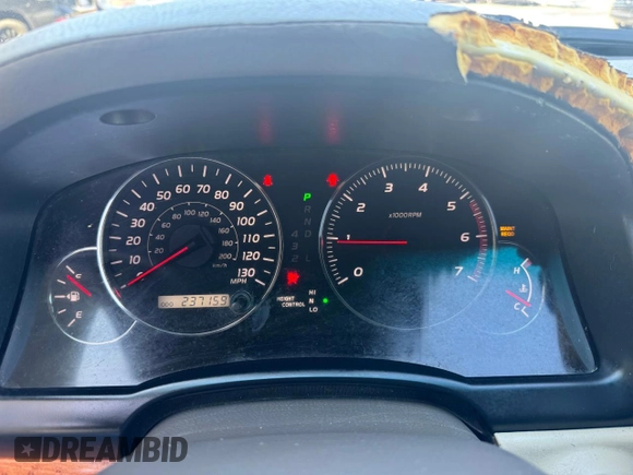 2003 Lexus GX 470 z VIN JTJBT20X830007160, wystawiony jako Copart lot #58235005 z przebiegiem 237 159 mil mil oraz Czysty tytuł • Clean title. Historia ofert i sprzedaży dostępna na DreamBid. Obrazek 8.