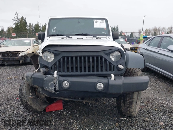 2017 Jeep Wrangler Unlimited Sport with VIN 1C4BJWDG2HL520081, listed as a IAAI auction lot 41916923 with 73,592 mi miles. Bid and sale history available at carsss.com. Image 12.