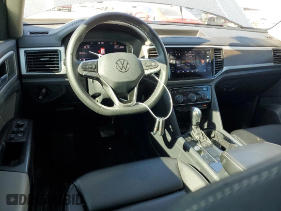2023 Volkswagen Atlas SE with VIN 1V2WP2CA4PC553201, listed as a Copart auction lot 71232234 with 22,828 mi miles and Salvage title. Bid and sale history available at DreamBid. Image 8.