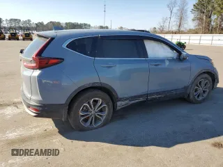 2022 Honda CR-V EX-L with VIN 7FARW1H83NE011741, listed as a Copart auction lot 47458685 with 47,179 mi miles and Salvage Title. Bid and sale history available at carsss.com. Image 3.