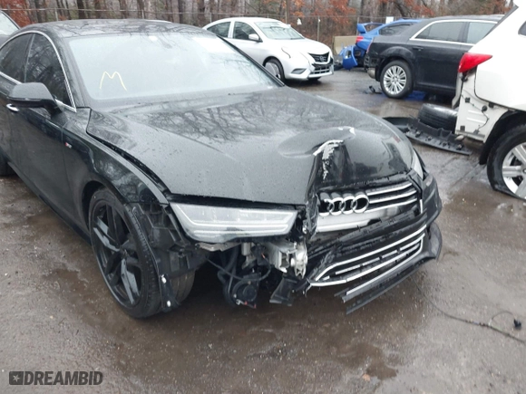 2017 Audi A7 Premium Plus with VIN WAUW2AFC5HN115474, listed as a IAAI auction lot 41494152 with 97,255 mi miles. Bid and sale history available at carsss.com. Image 6.