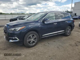 2019 Infiniti QX60 Luxe z VIN 5N1DL0MMXKC503487, wystawiony jako Copart lot #57797785 z przebiegiem 94 109 mil mil oraz Szkody całkowita. Historia ofert i sprzedaży dostępna na DreamBid. Obrazek 1.