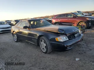 1999 Mercedes-Benz SL-Class with VIN WDBFA68F9XF178143, listed as a Copart auction lot 83255114 with 129,970 mi miles and Salvage Title. Bid and sale history available at carsss.com. Image 4.