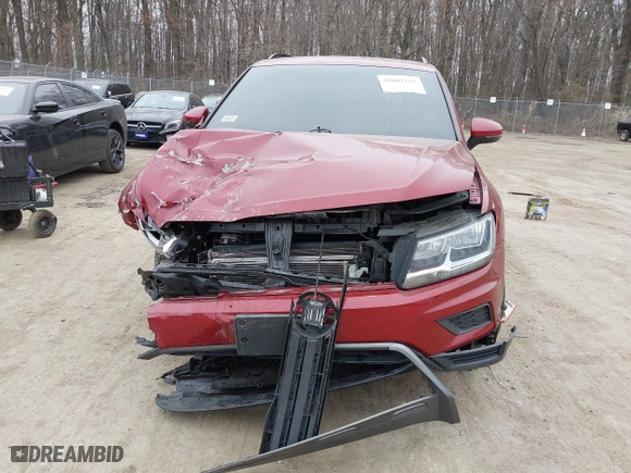 2020 Volkswagen Tiguan SE with VIN 3VV2B7AX2LM018722, listed as a IAAI auction lot 41802291 with 58,914 mi miles. Bid and sale history available at carsss.com. Image 12.