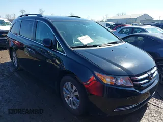 2016 Honda Odyssey EX-L z VIN 5FNRL5H66GB088133, wystawiony jako IAAI lot #41639494 z przebiegiem 118 627 mil mil oraz . Historia ofert i sprzedaży dostępna na DreamBid. Obrazek 1.