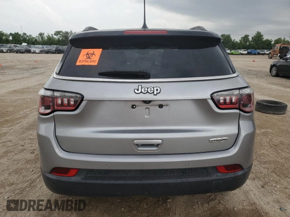2018 Jeep Compass Latitude with VIN 3C4NJCBBXJT105930, listed as a Copart auction lot 55425385 with 177,007 mi miles and Salvage title. Bid and sale history available at DreamBid. Image 6.
