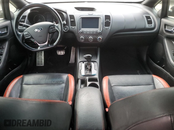 2018 Kia Forte SX with VIN 3KPFN5A34JE180237, listed as a Copart auction lot 85733434 with 89,935 mi miles and Salvage Title. Bid and sale history available at carsss.com. Image 8.
