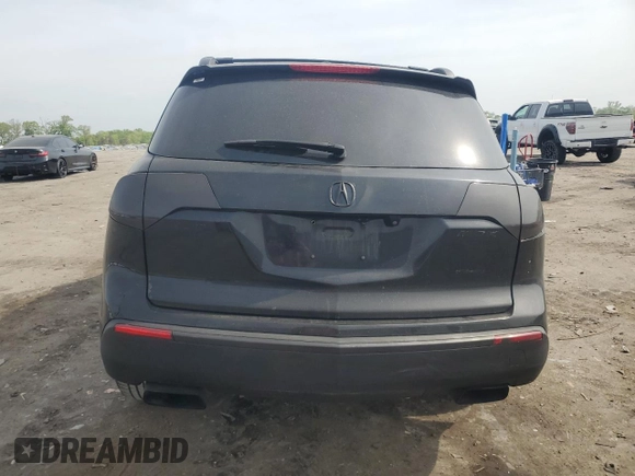 2012 Acura MDX Advance with VIN 2HNYD2H68CH526883, listed as a Copart auction lot 54372375 with 224,054 mi miles and Salvage title. Bid and sale history available at DreamBid. Image 6.